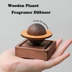wooden jupiter diffuser scented home decor & fresh air essential oil diffuser for dorms & gifts