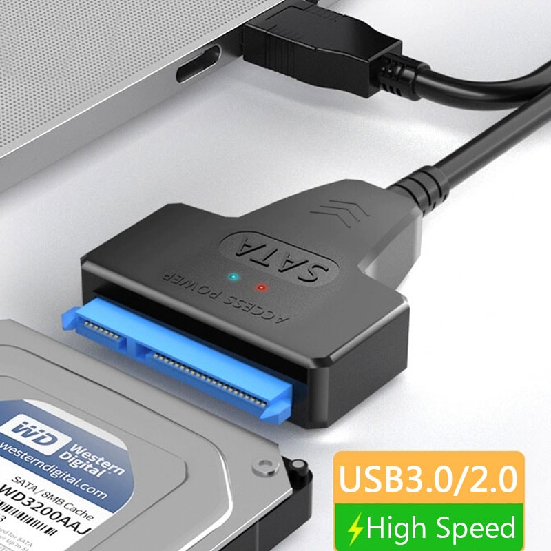 HighSpeed USB To SATA III Adapter Cable For External HDD SSD Hard Drives 0