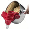 Adjustable Clip-On Pot Strainer for Pots, Pans, and Bowls Versatile Kitchen Tool for Easy Straining