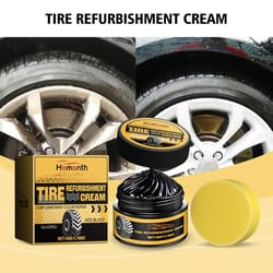 coating wax for tires & rubber parts shine, anti-aging, and protection cream for auto tires and parts