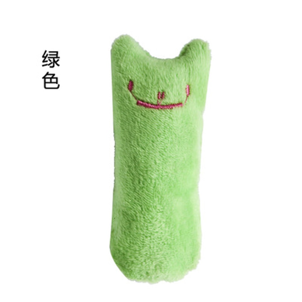 Interactive Catnip Chew Toy For Cats Funny Plush Bite Vocal Toy For Kitten Teeth Grinding Claws 1