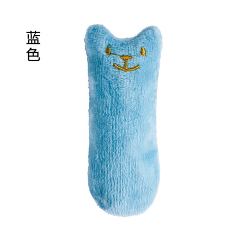 Interactive Catnip Chew Toy For Cats Funny Plush Bite Vocal Toy For Kitten Teeth Grinding Claws 2