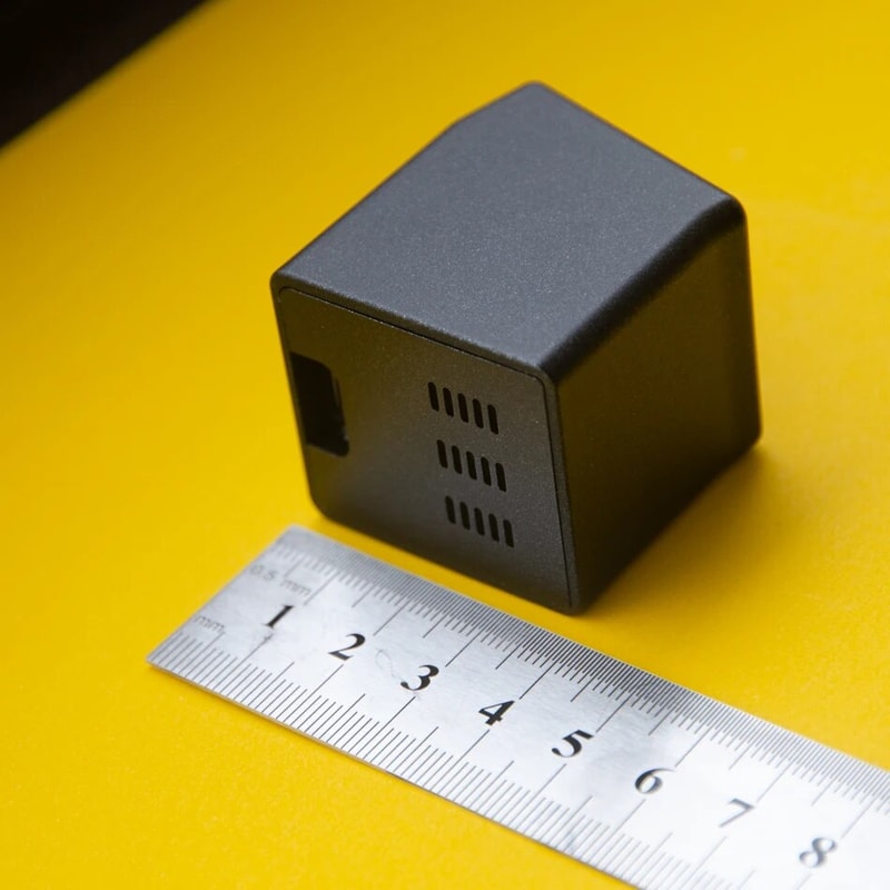 Super Cool Mini WiFi Weather Clock with IPS LCD Screen Digital Desk Gadget for Modern Home Decor