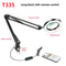 Magnifying Glass for Soldering, Skincare, and Table Lamp Repair - Adjustable LED Light