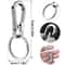 Durable Metal Carabiner Clip Keychain Sturdy Hook Holder for Car Keys, Key Rings & Organizers