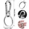 Durable Metal Carabiner Clip Keychain Sturdy Hook Holder for Car Keys, Key Rings & Organizers