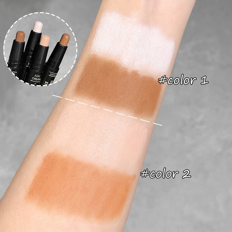 DualEnded Contour And Highlight Stick For Facial Shaping Nose Shadow 6