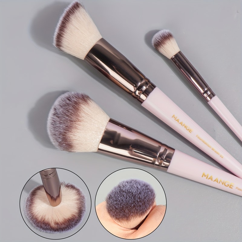 Professional Makeup Brush Set With Foundation Concealers Eye Shadows Powder Blush Blending Brushes 3