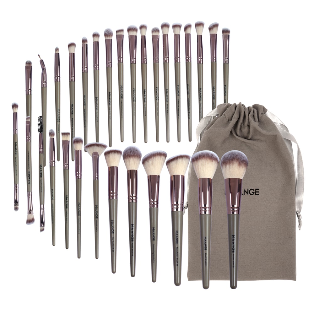 Professional Makeup Brush Set With Foundation Concealers Eye Shadows Powder Blush Blending Brushes 8