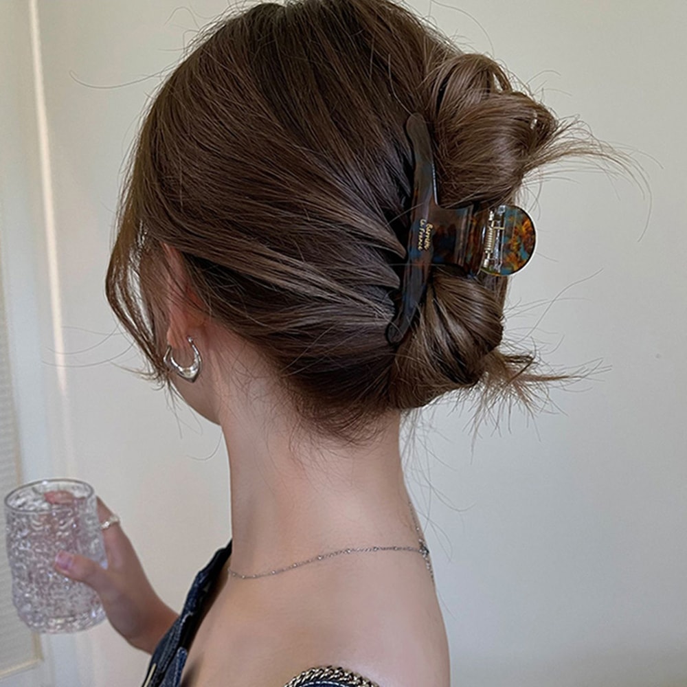 Elegant Acetate Hair Claw for Women Vintage Fashion Hair Clip, High-Grade Lady Hair Accessories