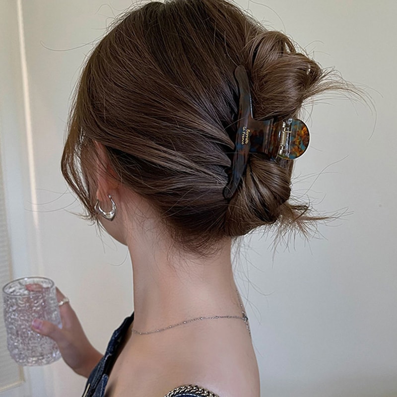 Elegant Acetate Hair Claw for Women Vintage Fashion Hair Clip, High-Grade Lady Hair Accessories