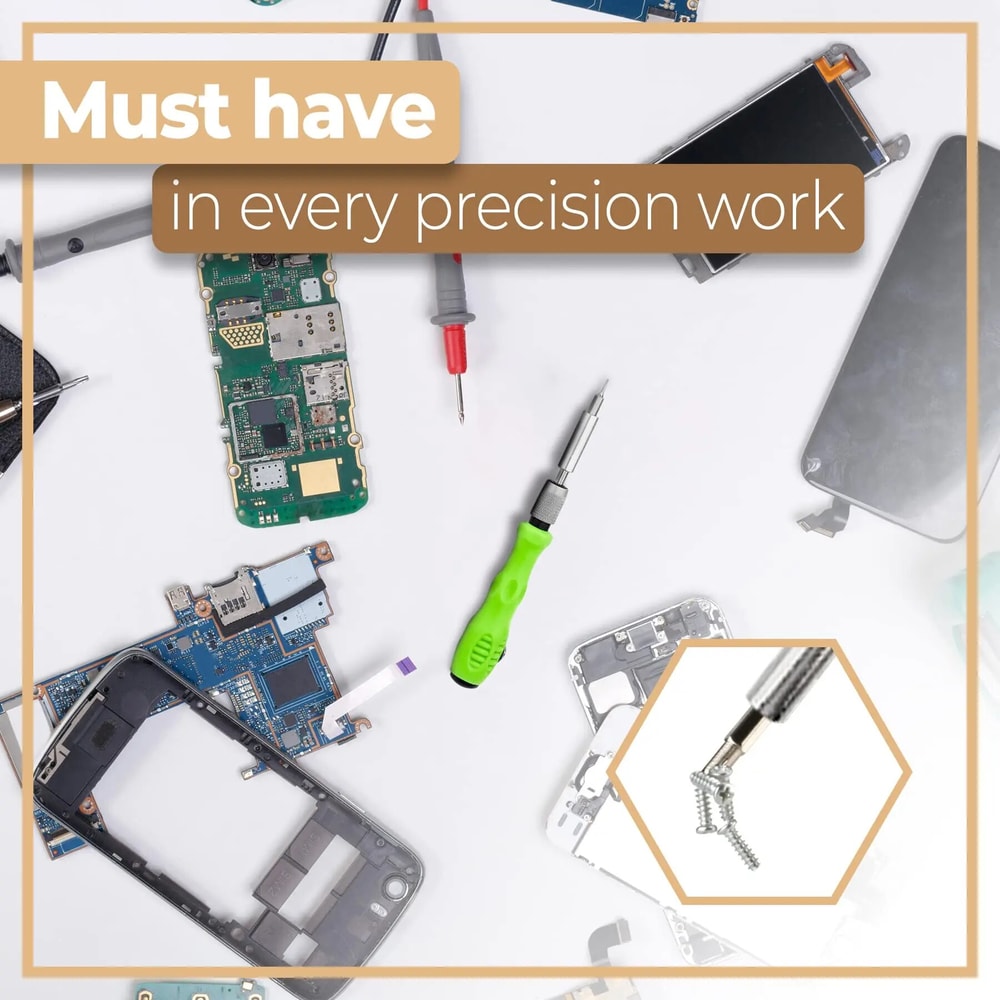 Magnetic Precision Screwdriver Set For Phone Watch And PC Repair 2