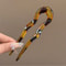 U-Shaped Tortoiseshell Hairpin Stylish Geometric Design for Women & Girls