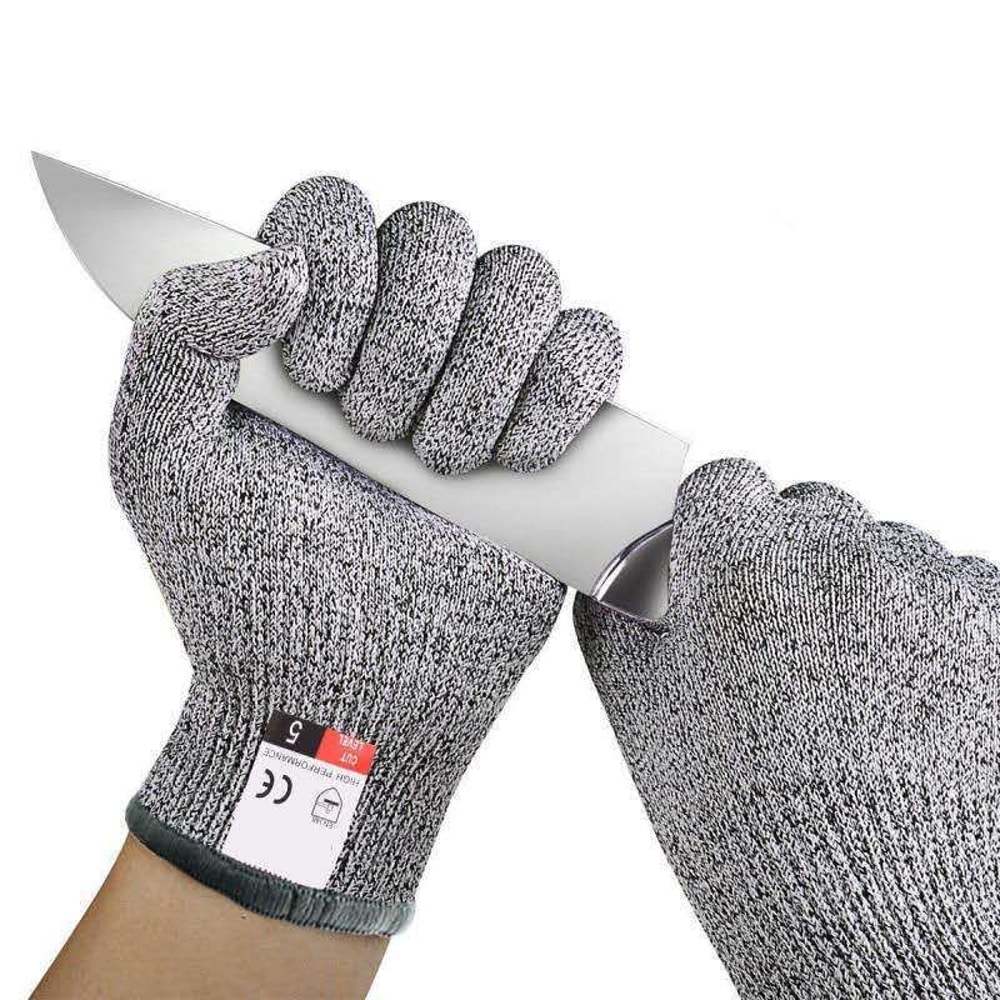 HPPE Scratch Resistant Gloves for Kitchen & Garden Use | Safety Protection for Glass Cutting