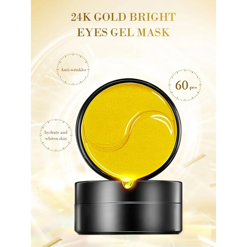 Golden Moisturizing Collagen Eye Mask for Nourishing & Relieving Eye Fatigue Korean Skin Care