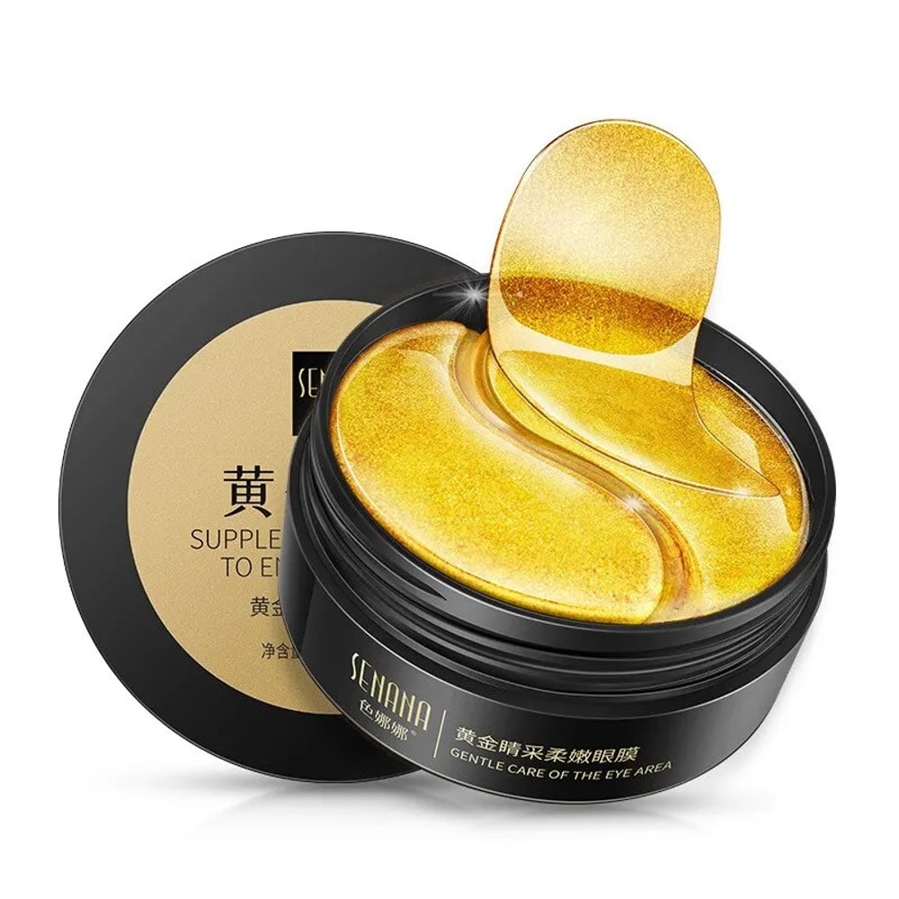 Golden Moisturizing Collagen Eye Mask for Nourishing & Relieving Eye Fatigue Korean Skin Care