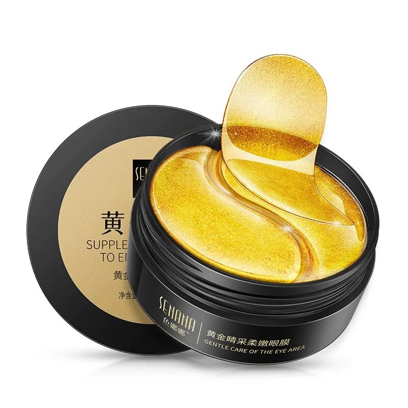 Golden Moisturizing Collagen Eye Mask for Nourishing & Relieving Eye Fatigue Korean Skin Care