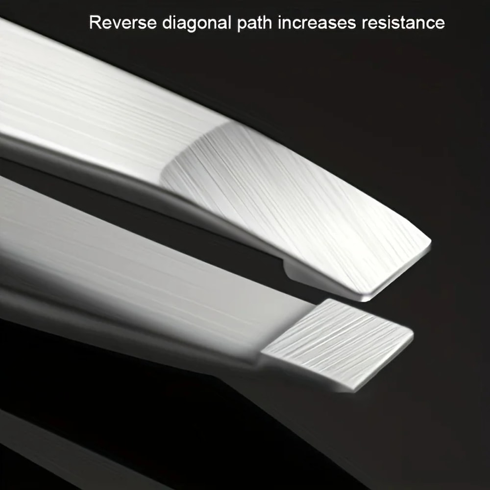 Professional Eyebrow Tweezers Set for Precision Hair & Splinter Removal