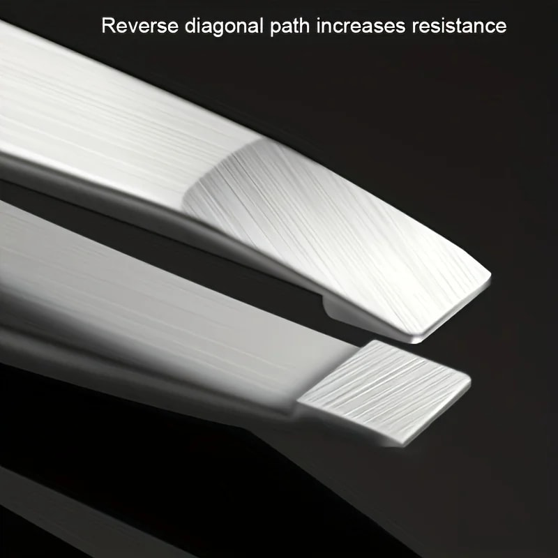 Professional Eyebrow Tweezers Set for Precision Hair & Splinter Removal