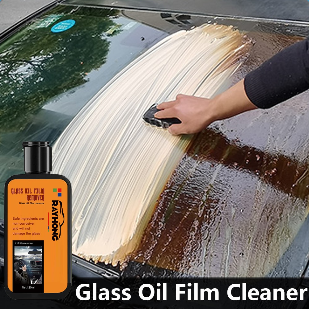 Car Windshield Cleaner - Oil Film Remover Paste for Clear & Safe Driving