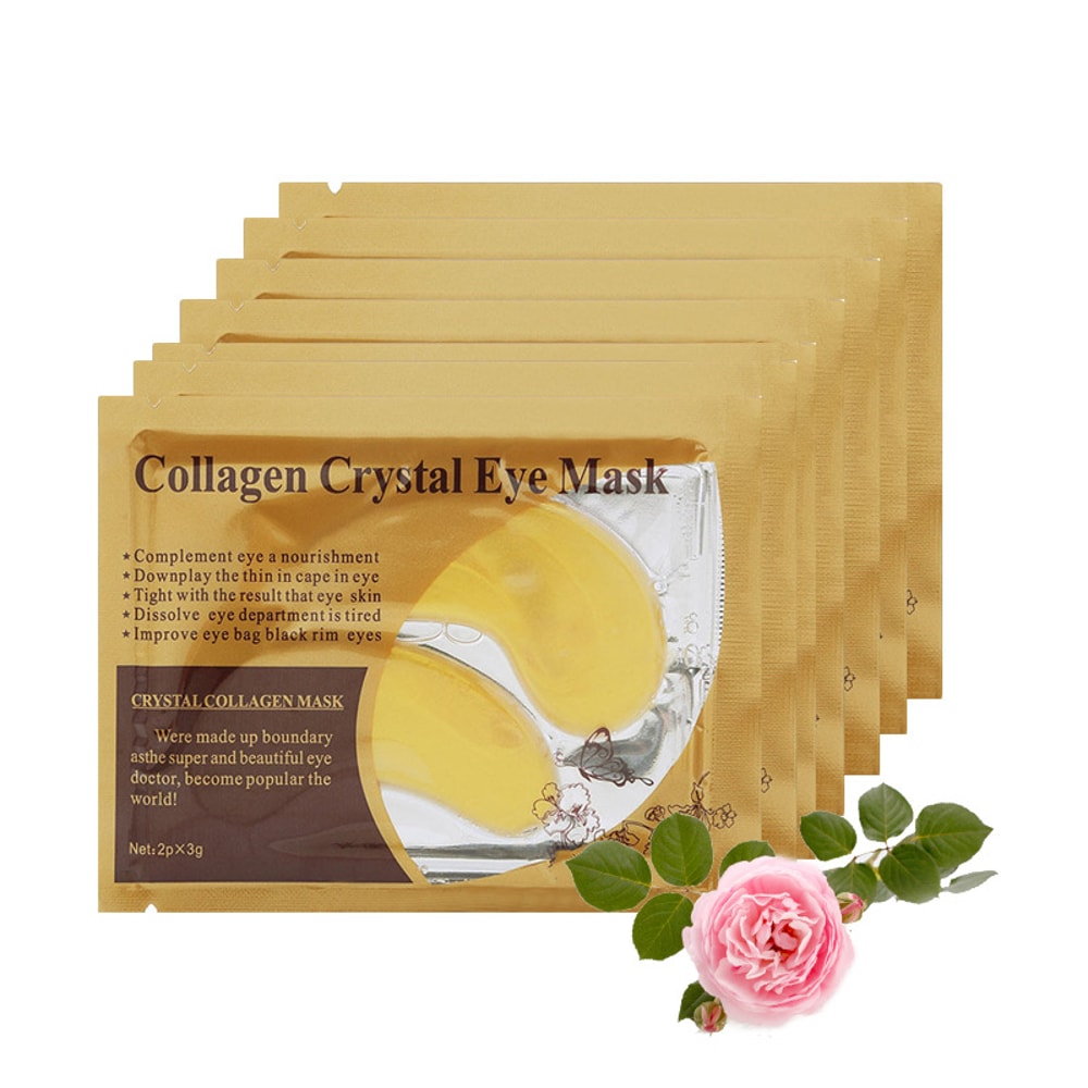 Gold Collagen Crystal Eye Mask Firming, Moisturizing, and Nourishing Eye Patches for Radiant Skin