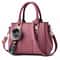 Embroidery Leather Messenger Handbag For Women Stylish Practical Trendy Womens Bag With Hair Ball