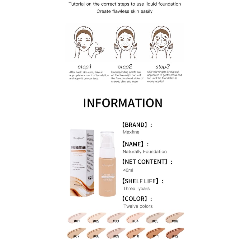 Liquid Foundation For Flawless Coverage Waterproof SweatResistant Makeup For AllDay Wear 4