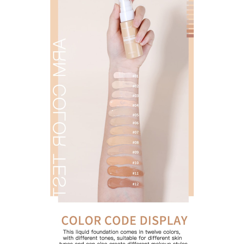 Liquid Foundation For Flawless Coverage Waterproof SweatResistant Makeup For AllDay Wear 5