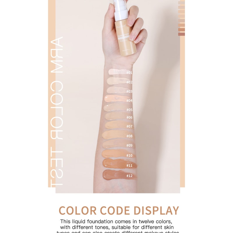 Liquid Foundation For Flawless Coverage Waterproof SweatResistant Makeup For AllDay Wear 5