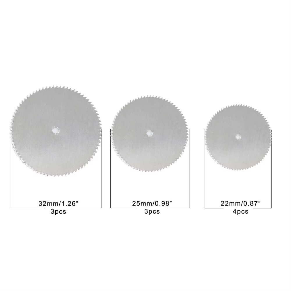 Mini Circular Saw Blade Set Precision Cutting Discs for Wood & Metal