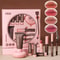 Womens Christmas Makeup Set Lipsticks Powder BB Cream Eyebrow Pencil Mascara Eyeliner Gift Set 0