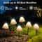 Solar Mushroom Lights for Outdoor Garden - Waterproof Street Lights for Lawn, Patio & Holiday Decoration