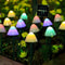 Solar Mushroom Lights for Outdoor Garden - Waterproof Street Lights for Lawn, Patio & Holiday Decoration