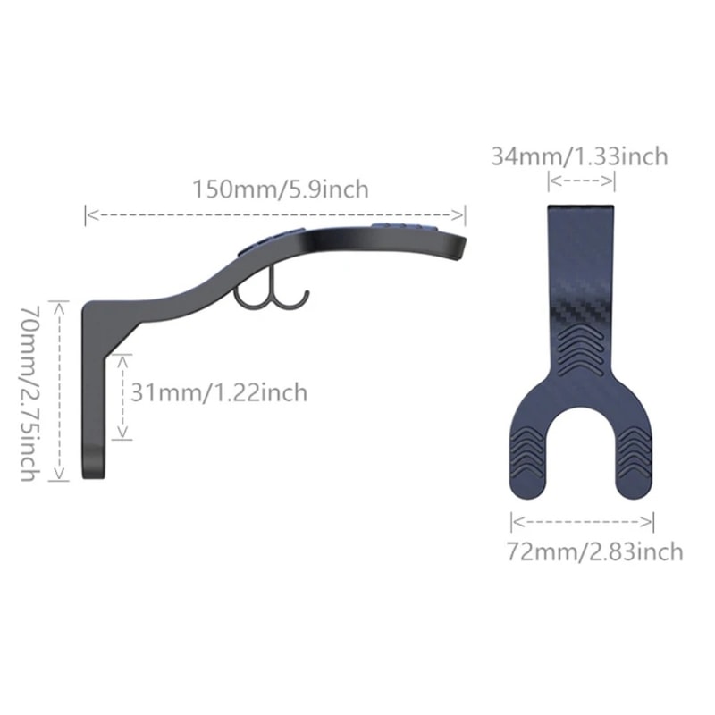 Motorcycle Helmet Hook Rack - Multipurpose Wall Mount Hook for Home, Luggage, Jacket, and Kitchen Cabinet