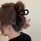Red Velvet Bow Hair Clip for Women | Elegant Winter Hair Claw Clip | French Hairpin Gift Accessory