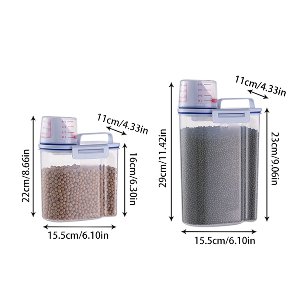 Premium Pet Food Storage Container Airtight Seal Durable Stylish Design For Dogs And Cats Easy To 5