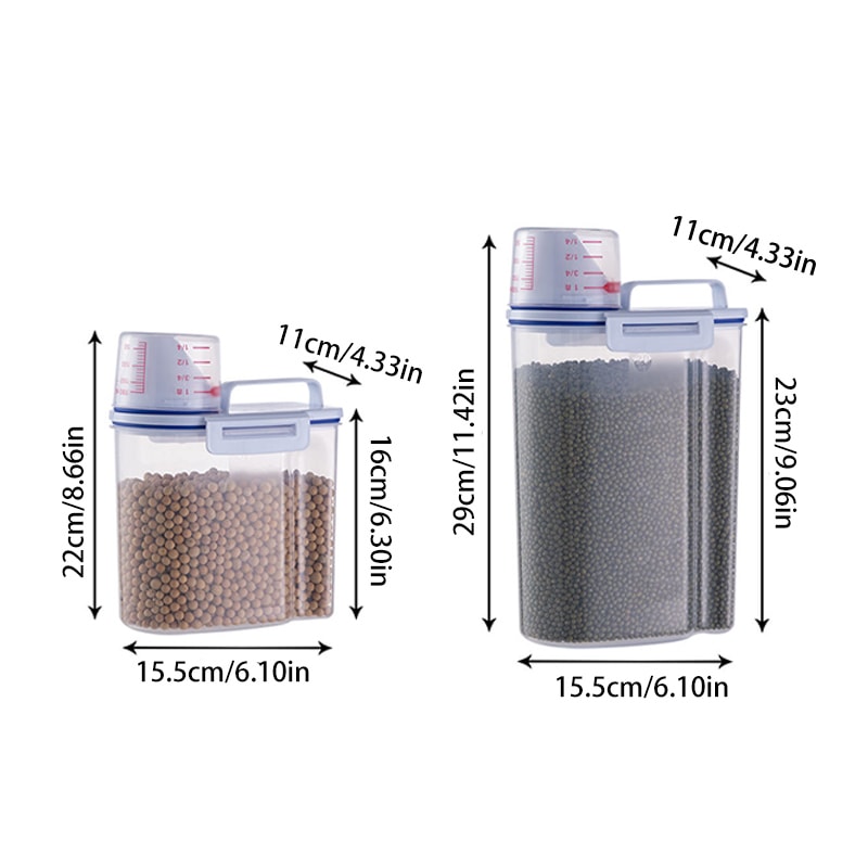 Premium Pet Food Storage Container Airtight Seal Durable Stylish Design For Dogs And Cats Easy To 5