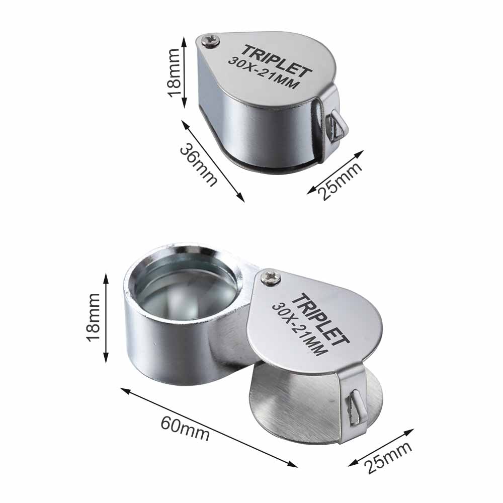 Compact Pocket Loupe Magnifier Foldable Jewelry Magnifying Glass For Reading Diamond Inspection An 3