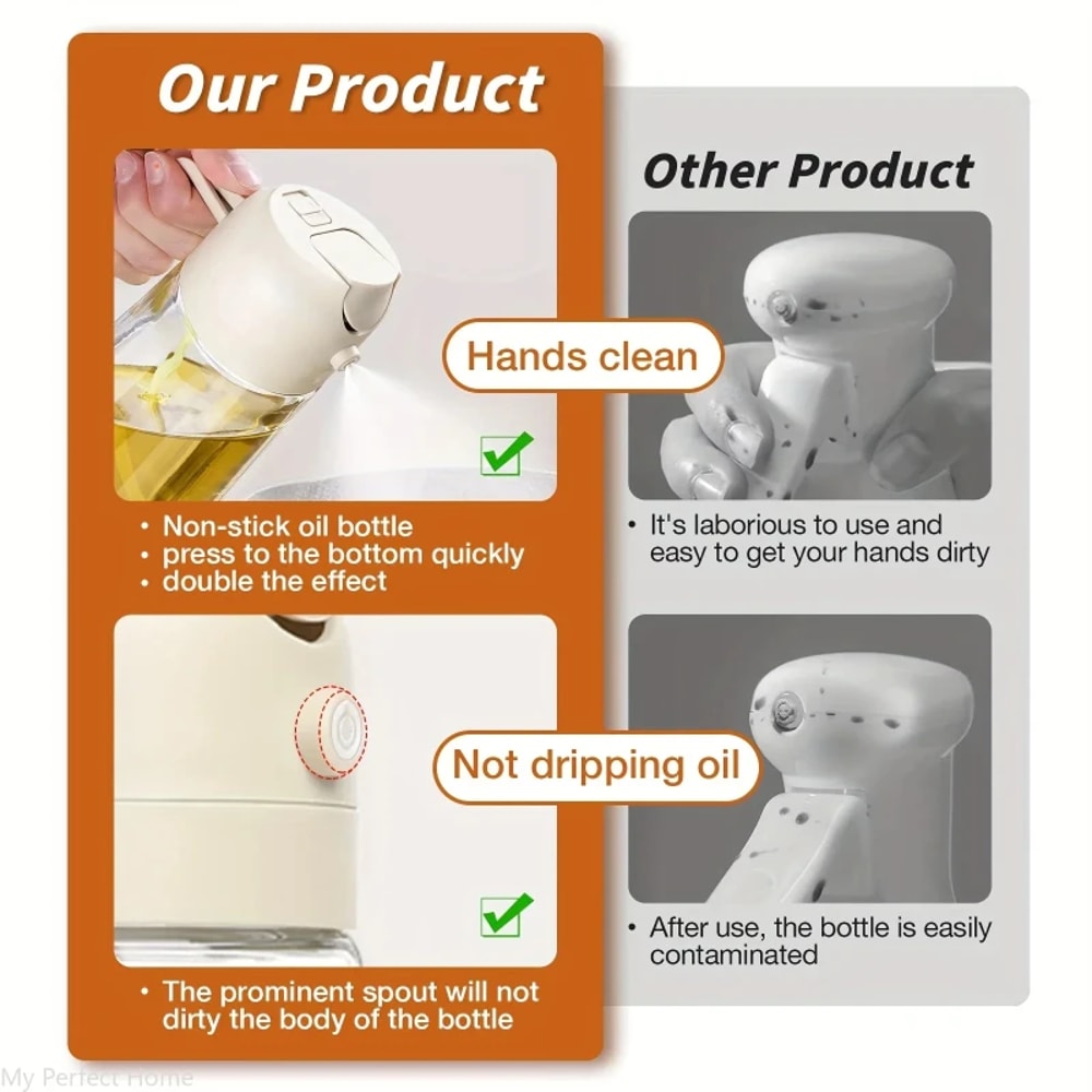 Plastic Oil Sprayer Dispenser For Cooking And BBQ 5