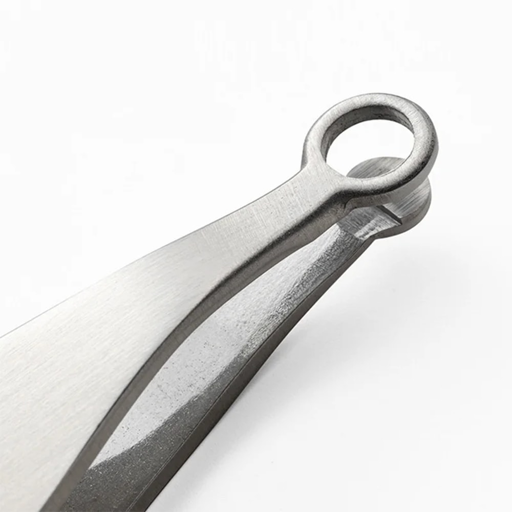 Stainless Steel Nose Hair Trimming Tweezers Precision Eyebrow Facial Trimmer Scissors 5