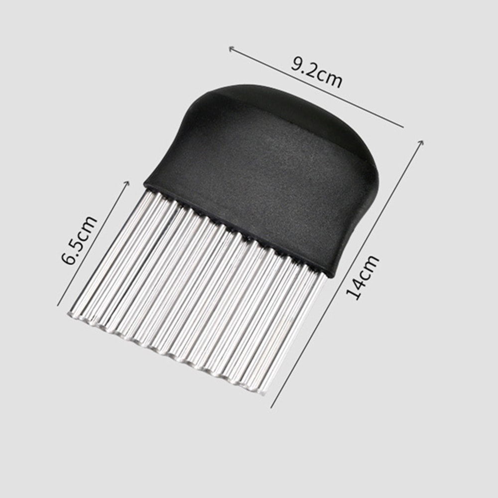 Stainless Steel Crinkle Wavy Slicer Premium Potato Cutter French Fry Maker Tool For Vegetables F 8