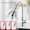 Multi-Function Kitchen Faucet Nozzle with Splash-Proof & Swivel Extension
