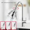 Multi-Function Kitchen Faucet Nozzle with Splash-Proof & Swivel Extension