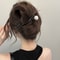 Elegant Twist Hair Clip With Acrylic Beads Imitation Pearls Women Stylish Hairpin 4