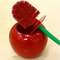 Creative Cherry Shaped Toilet Brush & Holder Set Cute Bathroom Accessory