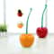 Creative Cherry Shaped Toilet Brush & Holder Set Cute Bathroom Accessory