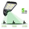 Solar Outdoor LED Courtyard Wall Lamp Human Body Induction Garden Terrace Garage Door Street Ligh 1