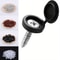 Hinged Plastic Screw Caps for Furniture Protection Snap-On Button Nuts Cover Bolts