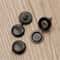 Hinged Plastic Screw Caps for Furniture Protection Snap-On Button Nuts Cover Bolts
