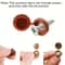 Hinged Plastic Screw Caps for Furniture Protection Snap-On Button Nuts Cover Bolts